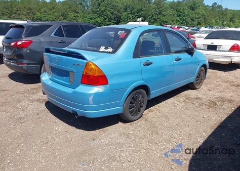 2005 Suzuki Aerio S из США, поврежденный, VIN JS2RA62SX55256992